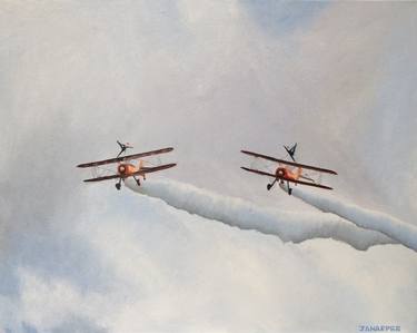 Print of Realism Aeroplane Paintings by Jill Ann Harper