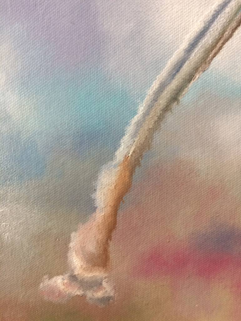 Original Aeroplane Painting by Jill Ann Harper