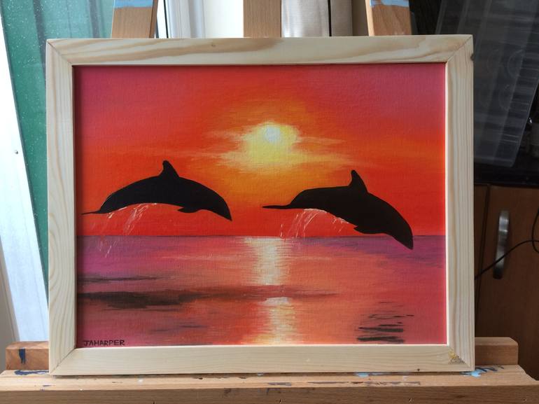 Original Impressionism Seascape Painting by Jill Ann Harper