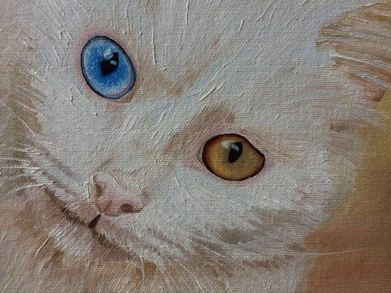 Original Cats Painting by Jill Ann Harper