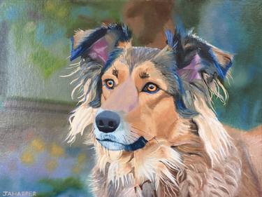 Print of Dogs Paintings by Jill Ann Harper
