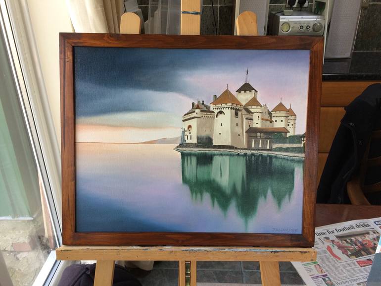 Original Architecture Painting by Jill Ann Harper