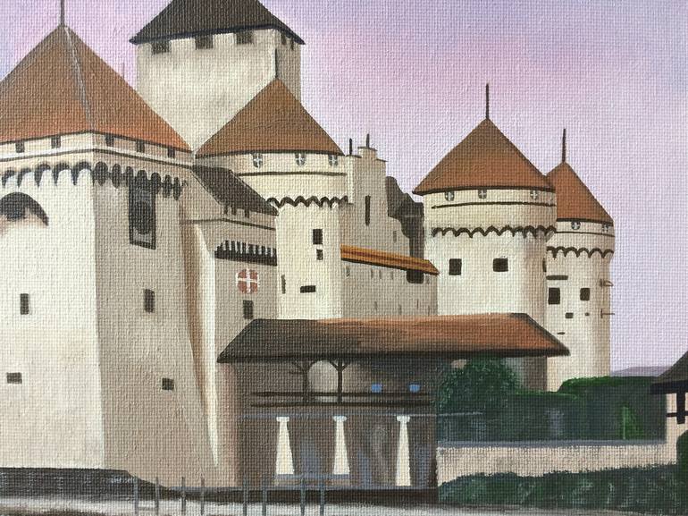 Original Architecture Painting by Jill Ann Harper