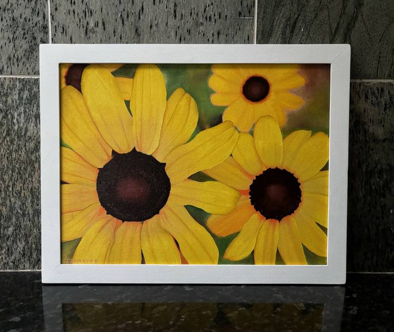 Original Realism Floral Painting by Jill Ann Harper