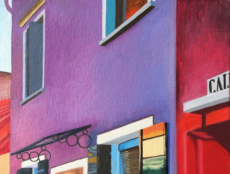 Original Architecture Painting by Jill Ann Harper