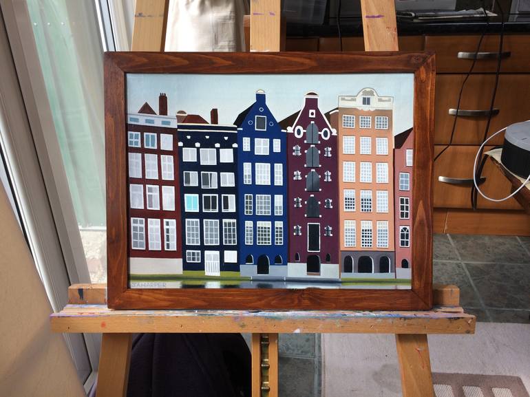 Original Architecture Painting by Jill Ann Harper