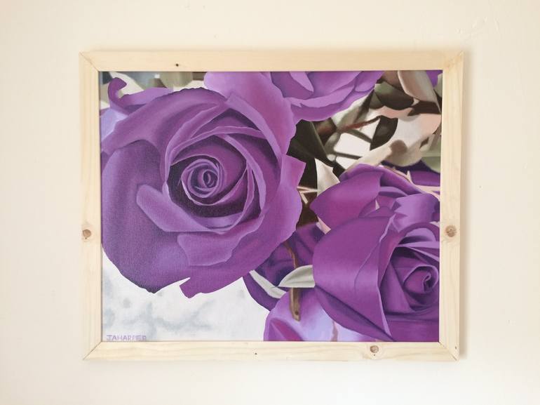 Original Realism Floral Painting by Jill Ann Harper