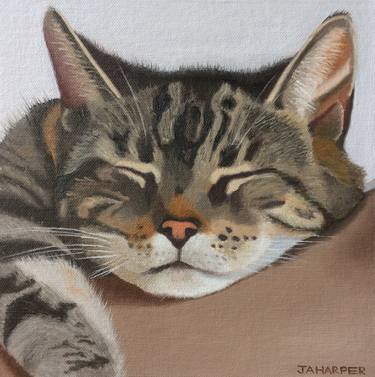 Print of Cats Paintings by Jill Ann Harper