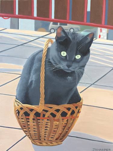 Original Realism Cats Paintings by Jill Ann Harper