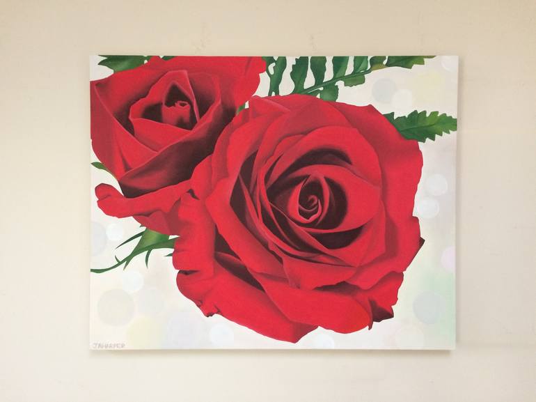 Original Realism Floral Painting by Jill Ann Harper