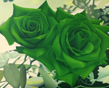 Original Photorealism Floral Paintings by Jill Ann Harper