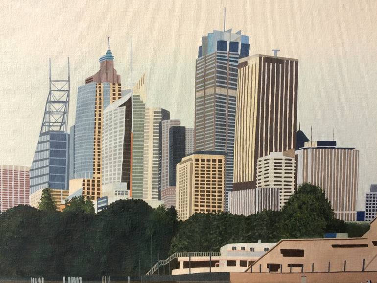 Original Cities Painting by Jill Ann Harper