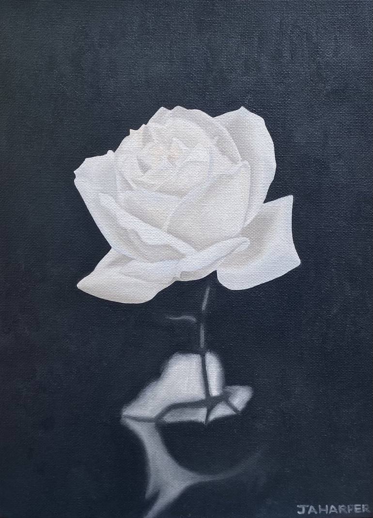 Original Photorealism Floral Paintings by Jill Ann Harper