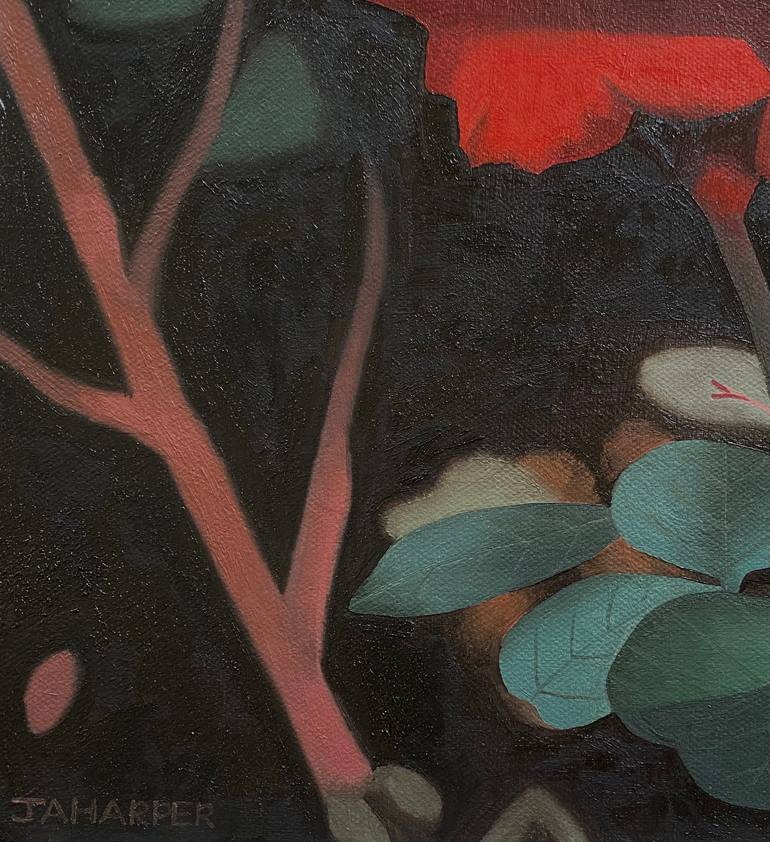 Original Figurative Floral Painting by Jill Ann Harper