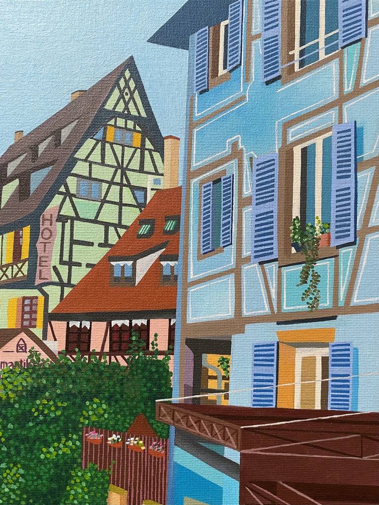 Original Architecture Painting by Jill Ann Harper