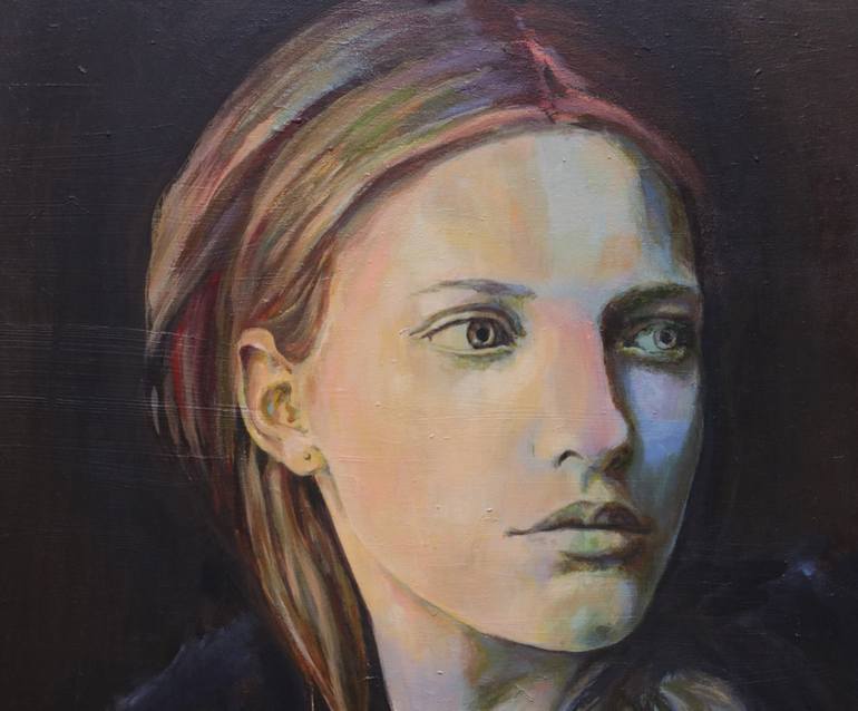 Original Figurative Portrait Painting by Éliane Ducros