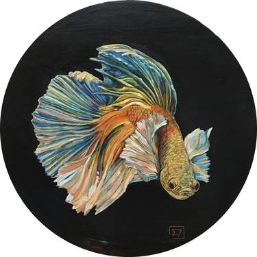 Print of Fine Art Fish Paintings by Éliane Ducros