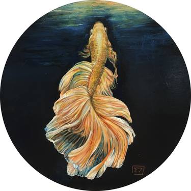 Print of Fish Paintings by Éliane Ducros