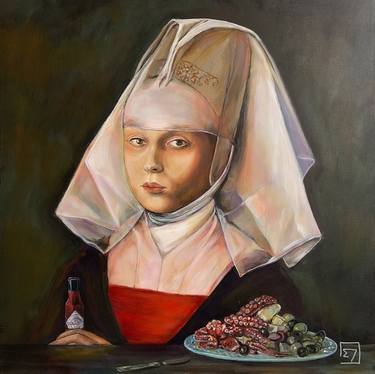 Original Figurative Food Paintings by Éliane Ducros