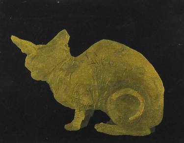Print of Figurative Cats Paintings by Sarah Grignon-Moquin