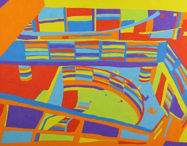 Original Conceptual Architecture Painting by Sarah Grignon-Moquin