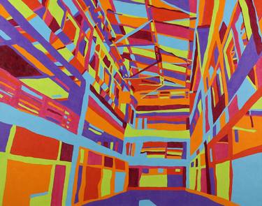 Original Conceptual Architecture Paintings by Sarah Grignon-Moquin