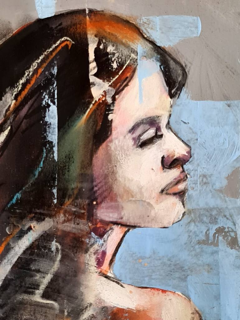 Original Expressionism Nude Painting by Thomas Donaldson