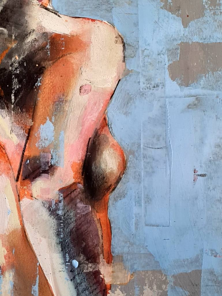 Original Fine Art Nude Painting by thomas donaldson