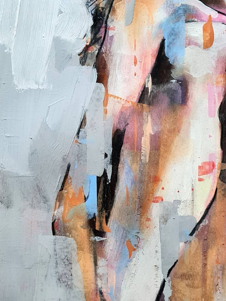 Original Expressionism Nude Painting by Thomas Donaldson