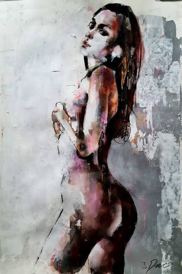 Print of Expressionism Nude Paintings by thomas donaldson