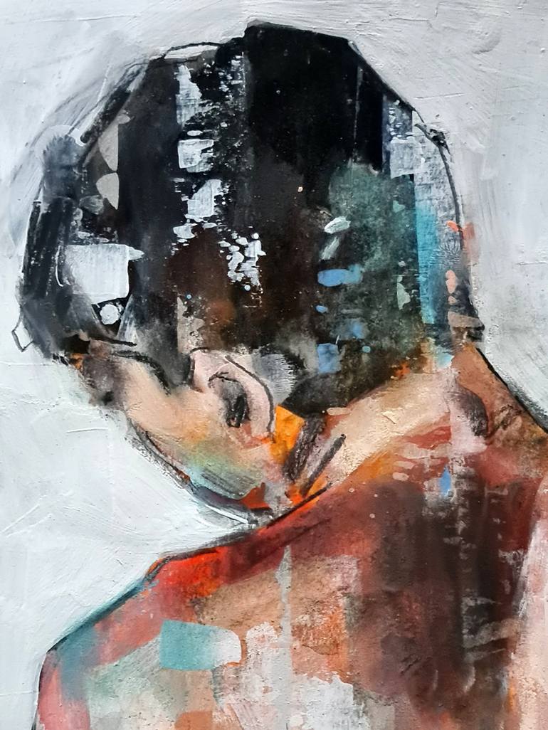 Original Expressionism Nude Painting by Thomas Donaldson