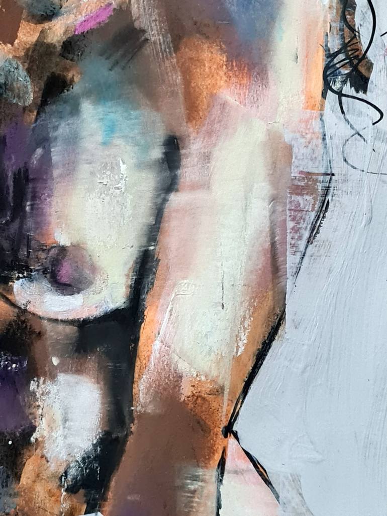 Original Figurative Nude Painting by thomas donaldson