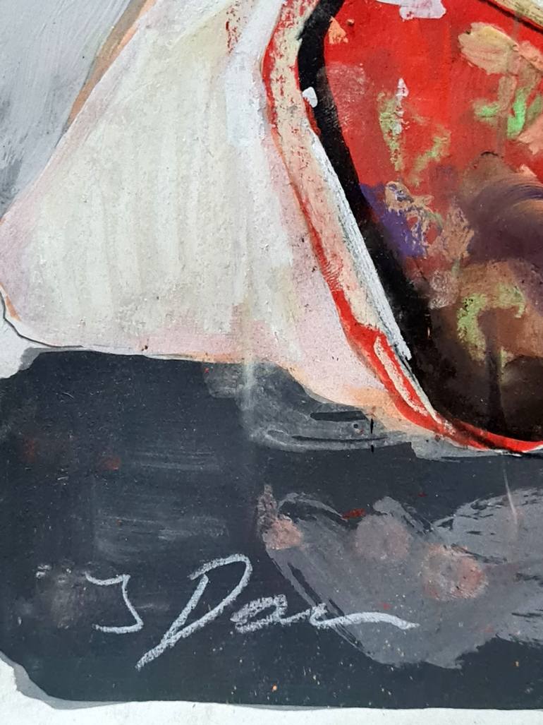 Original Expressionism People Painting by Thomas Donaldson