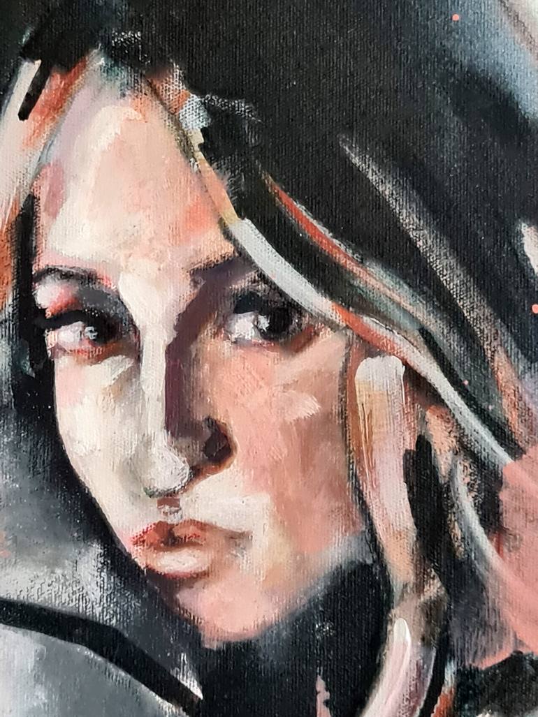Original Expressionism People Painting by Thomas Donaldson