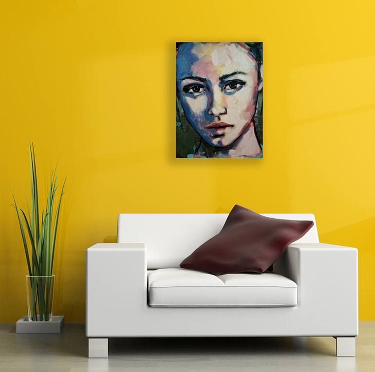 Original Portrait Painting by thomas donaldson