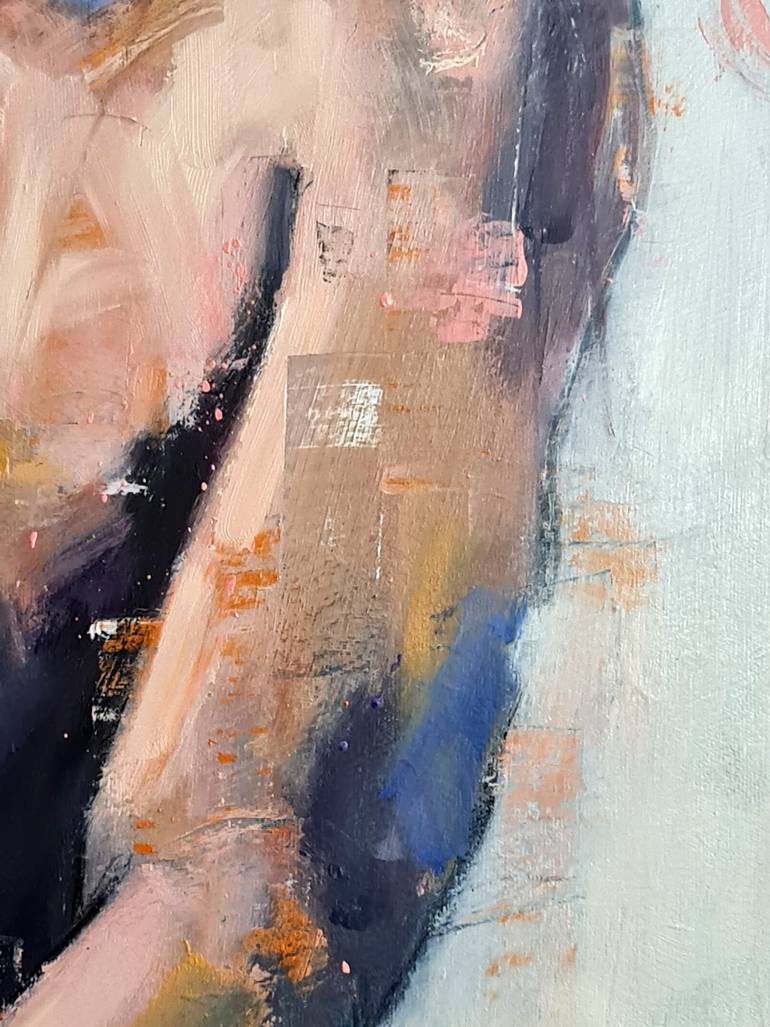 Original Expressionism Men Painting by Thomas Donaldson