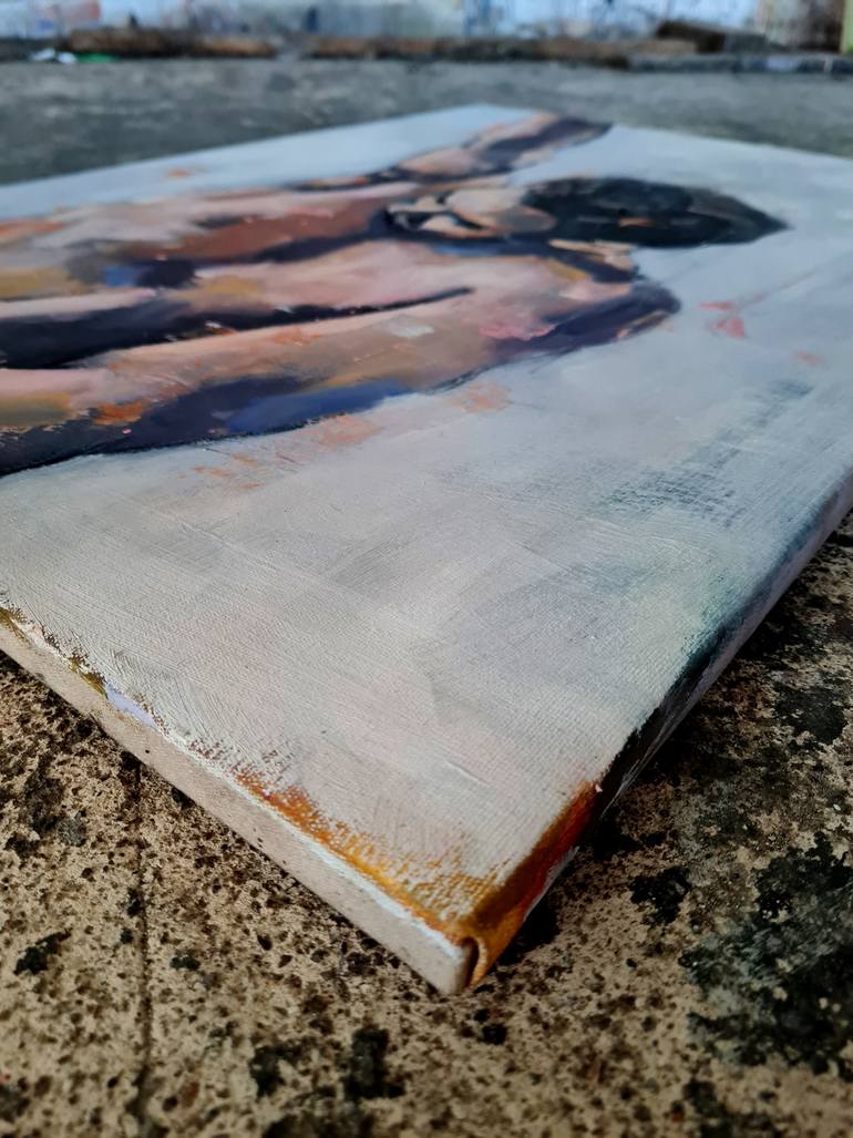 Original Expressionism Men Painting by Thomas Donaldson