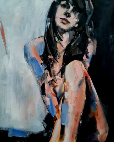 Original Expressionism Women Paintings by thomas donaldson