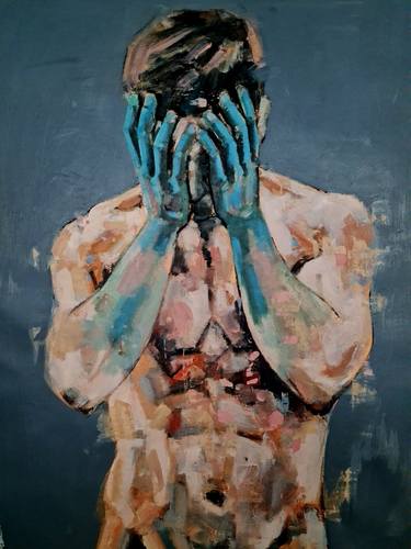 Original Expressionism Men Paintings by thomas donaldson