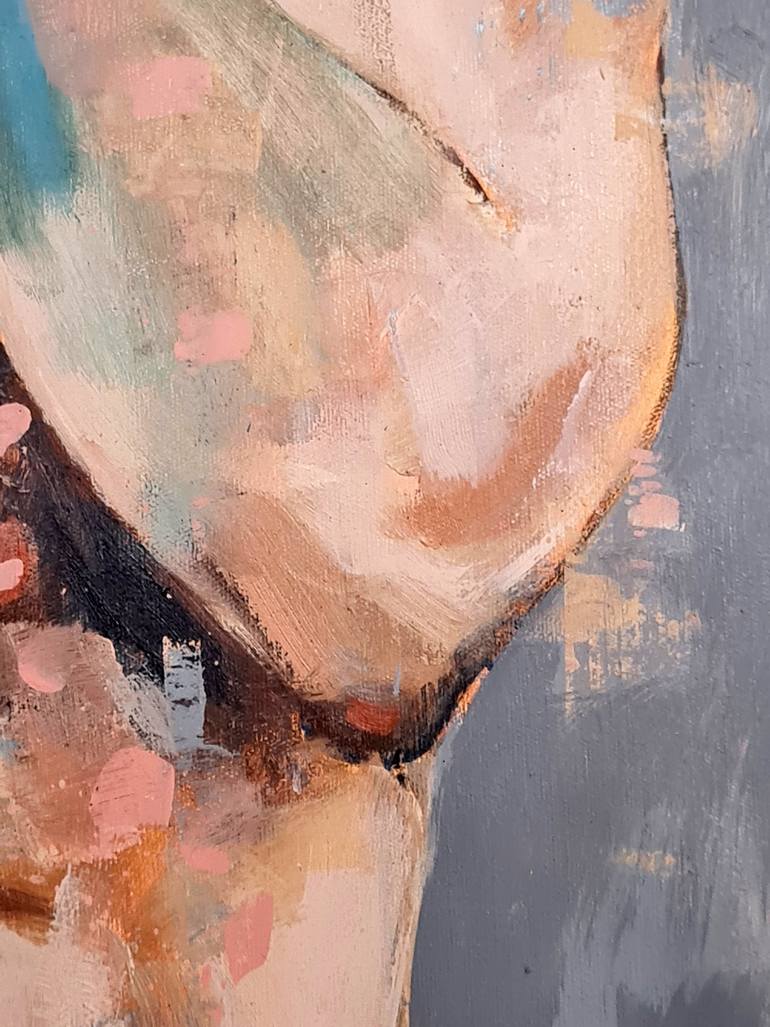 Original Expressionism Men Painting by Thomas Donaldson