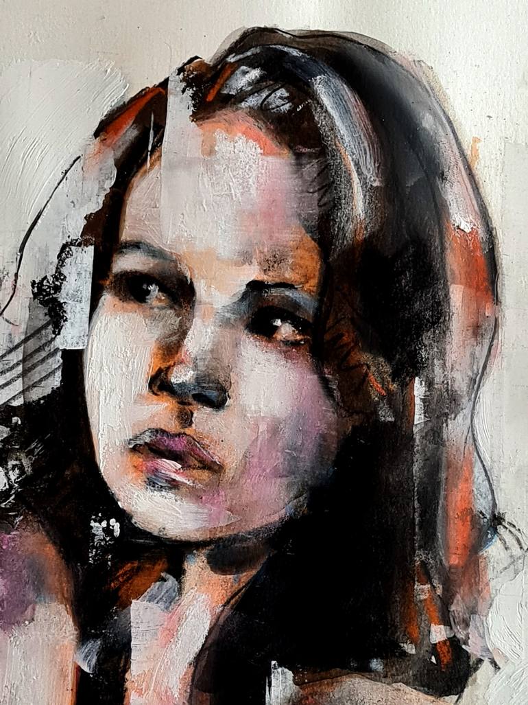 Original Expressionism Nude Painting by Thomas Donaldson