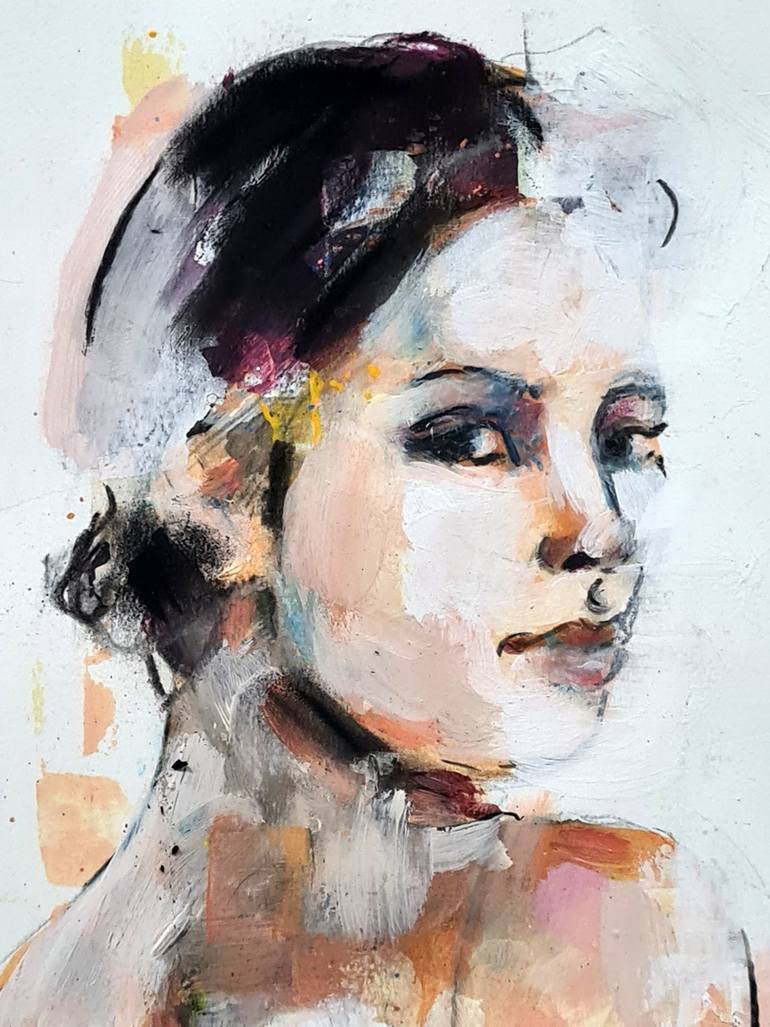 Original Expressionism Nude Painting by Thomas Donaldson