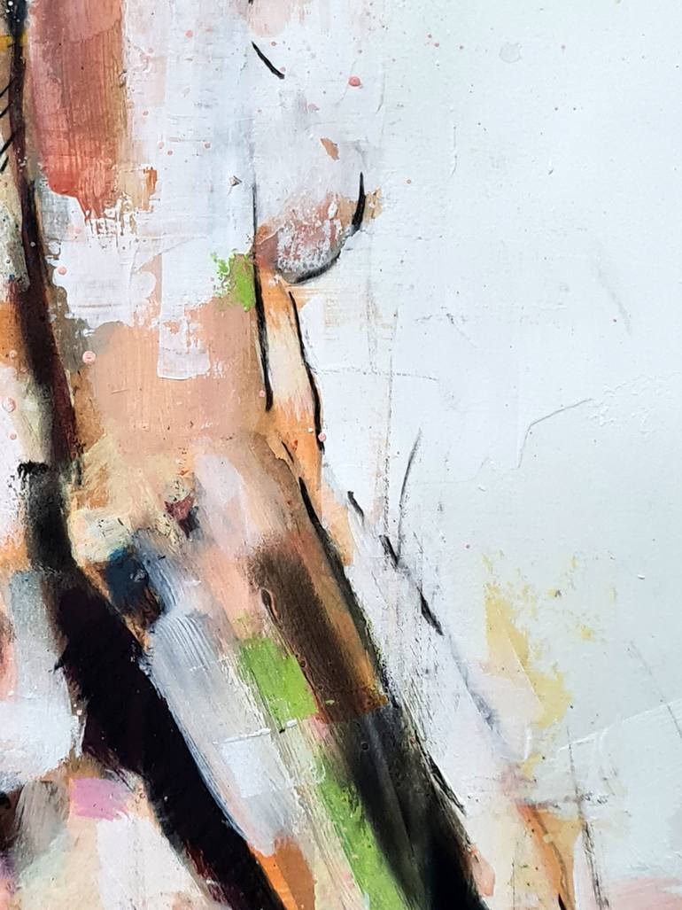 Original Expressionism Nude Painting by Thomas Donaldson