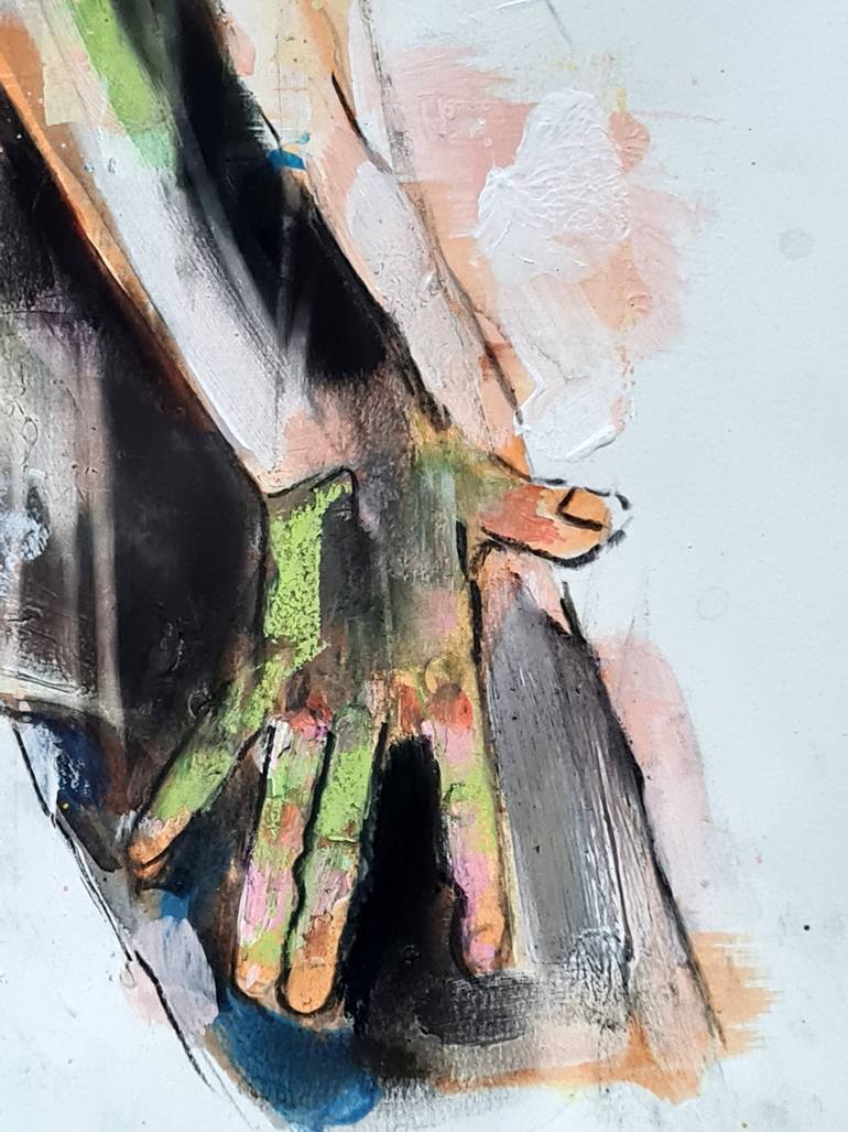 Original Expressionism Nude Painting by Thomas Donaldson