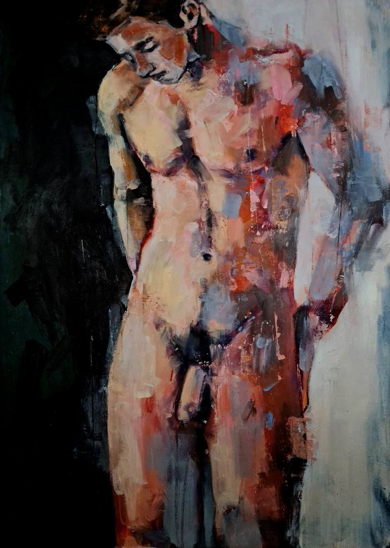 Print of Expressionism Men Paintings by Thomas Donaldson