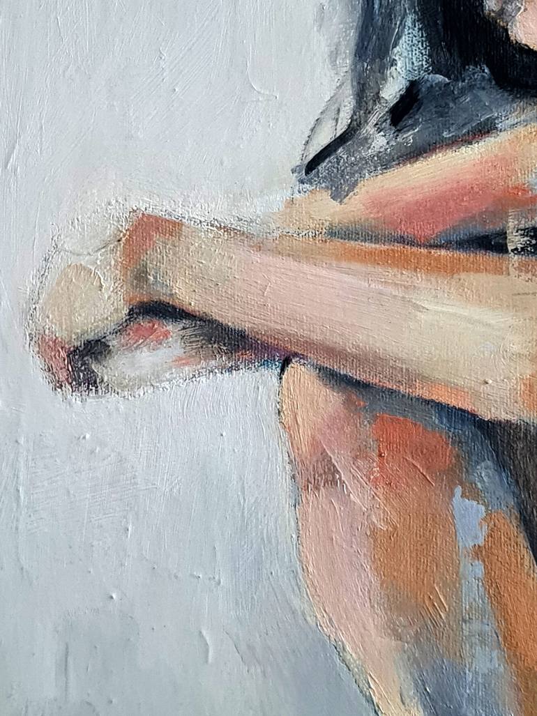 Original Expressionism Nude Painting by Thomas Donaldson