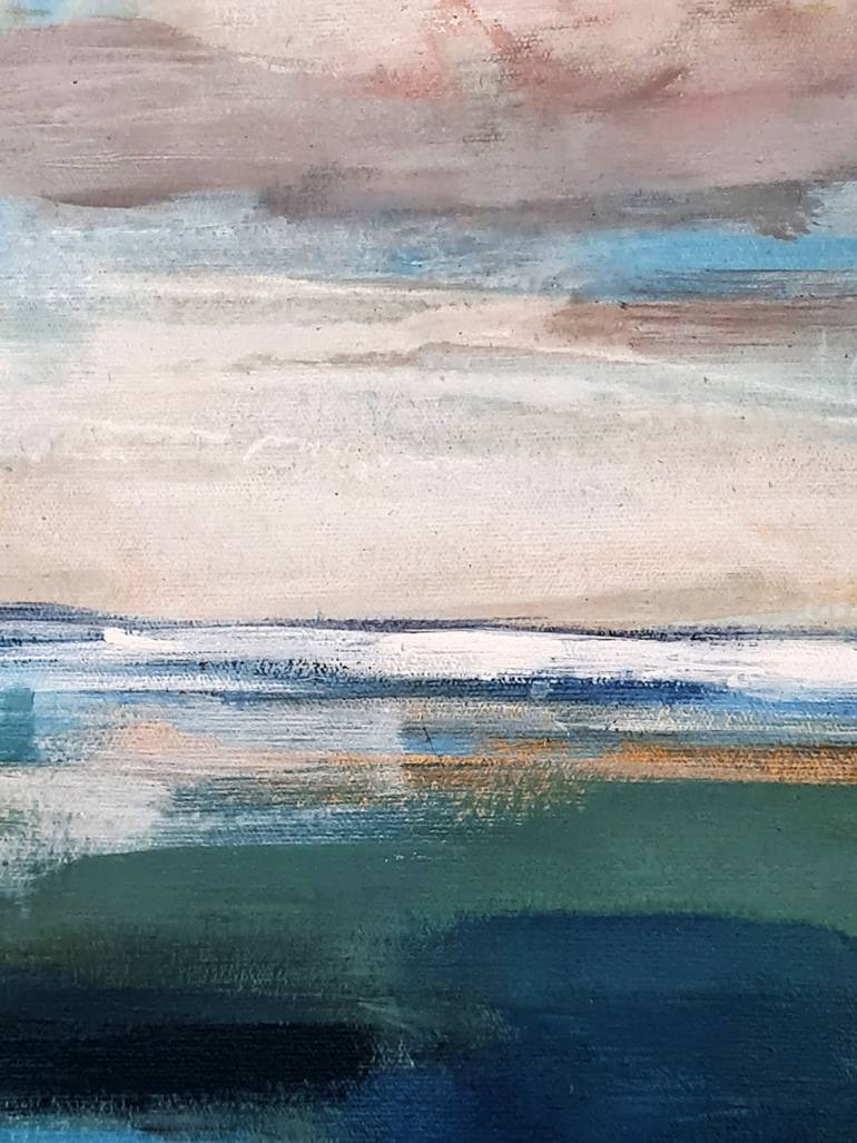 Original Expressionism Beach Painting by Thomas Donaldson