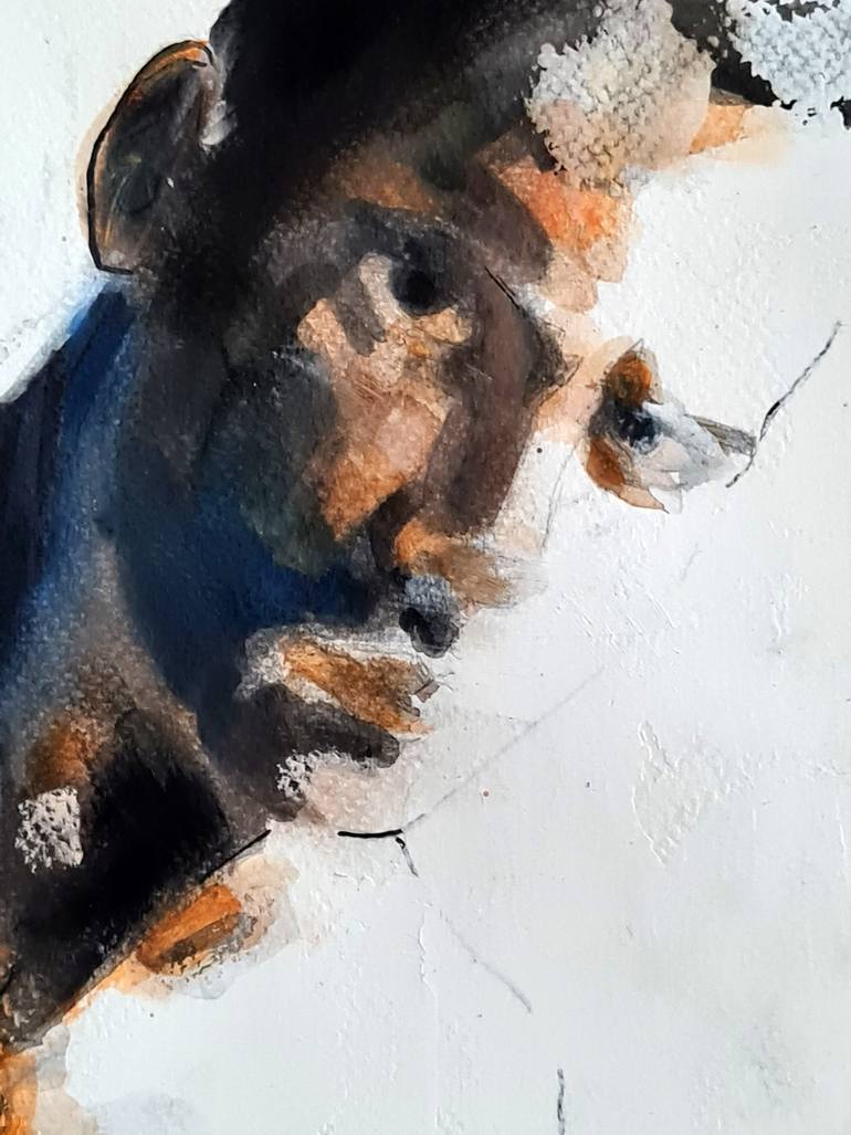 Original Expressionism Nude Painting by Thomas Donaldson