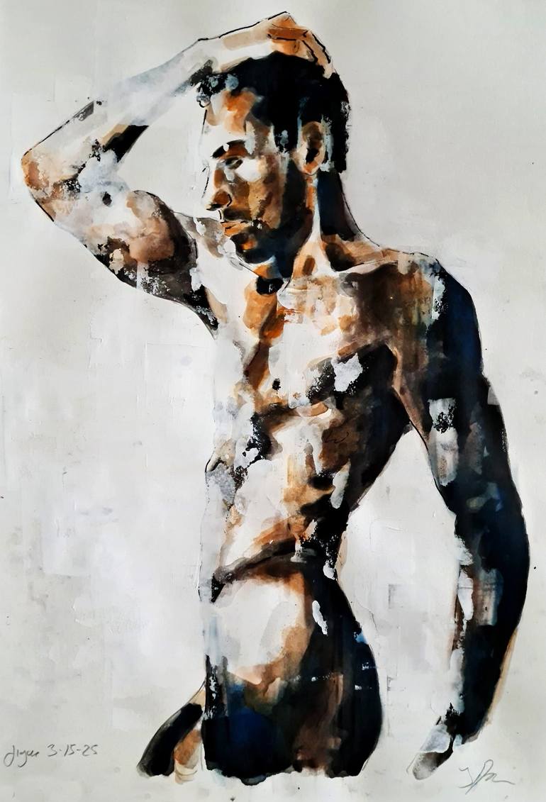Print of Expressionism Nude Paintings by Thomas Donaldson