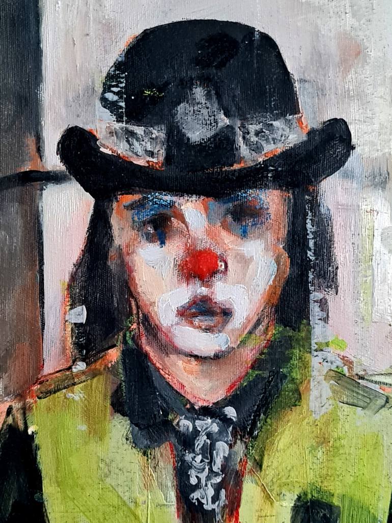 Original Expressionism People Painting by Thomas Donaldson